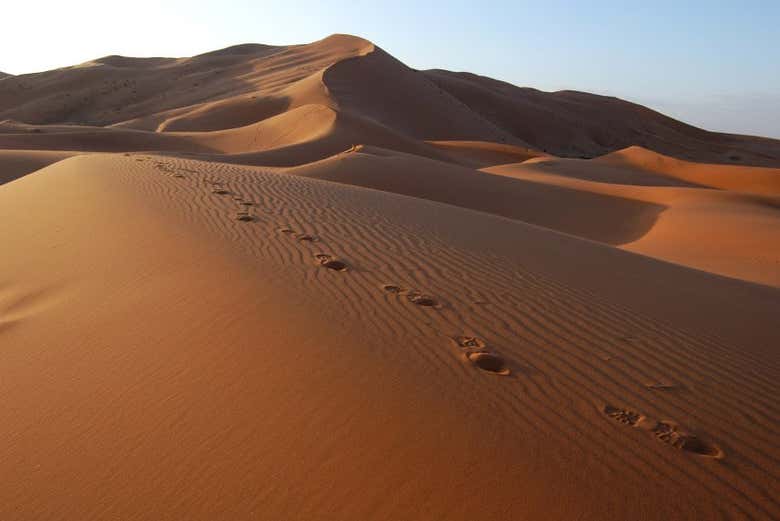 Dunas del desierto de Merzouga